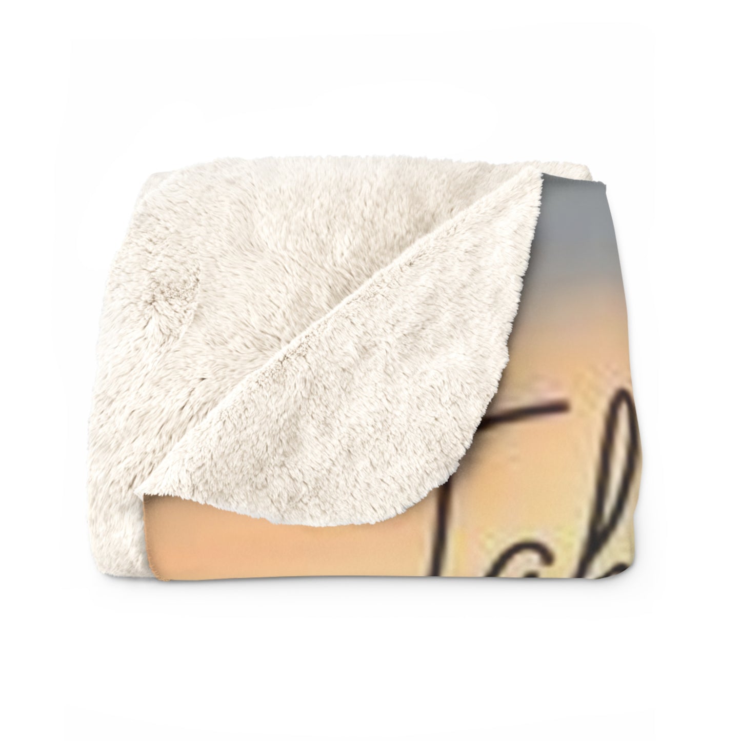 Warm & Cozy Sherpa Fleece Blanket - "Take Care of You First!"